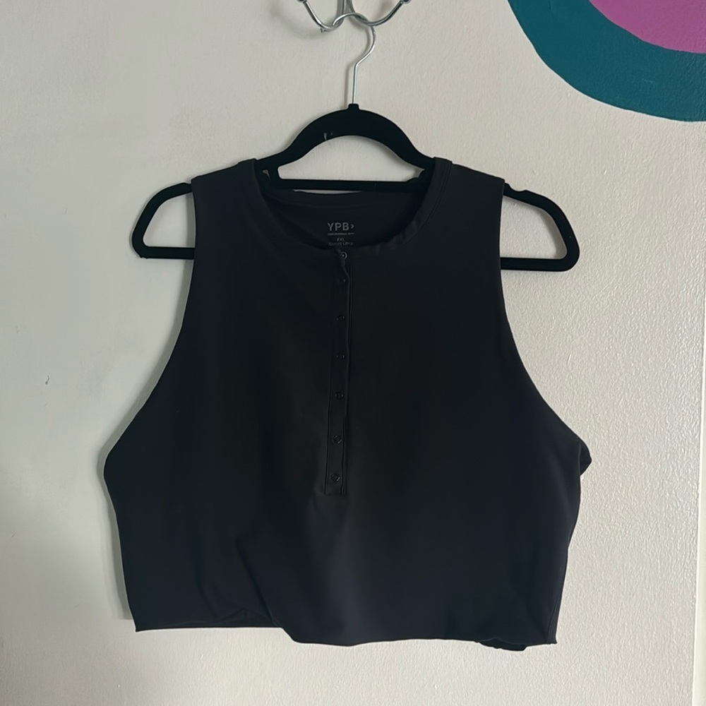 YPB Curve Love Henley Slim Tank (Sports Bra Top)